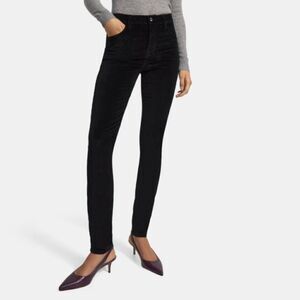J Brand Maria High Rise Skinny Velvet Black Jeans Womens Size 25 MPO-2769